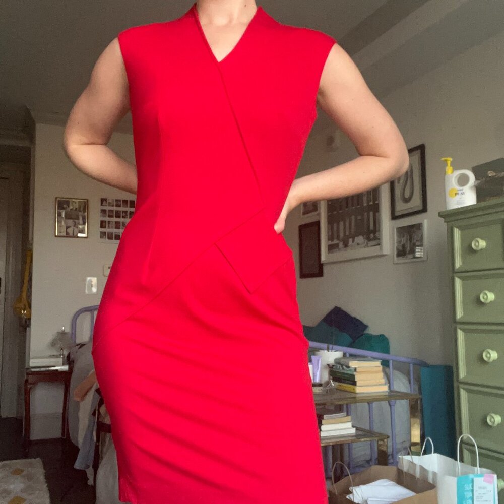 Calvin Klein Red Cocktail Dress
